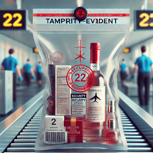 tamper-evident bag airport
