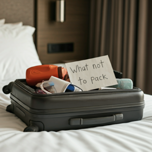 Read more about the article The Essential Guide on What Not to Pack for Stress-Free Travel